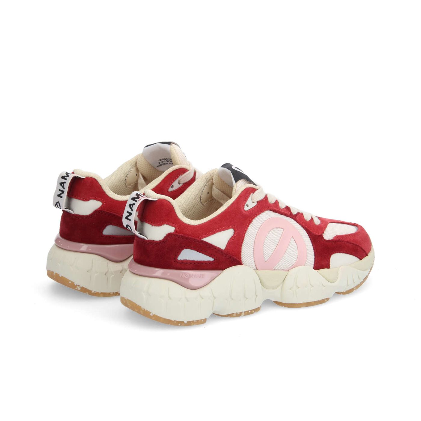 KRAZEE RUNNER W - SUEDE/KNIT/SUED - RED/OFF WHITE